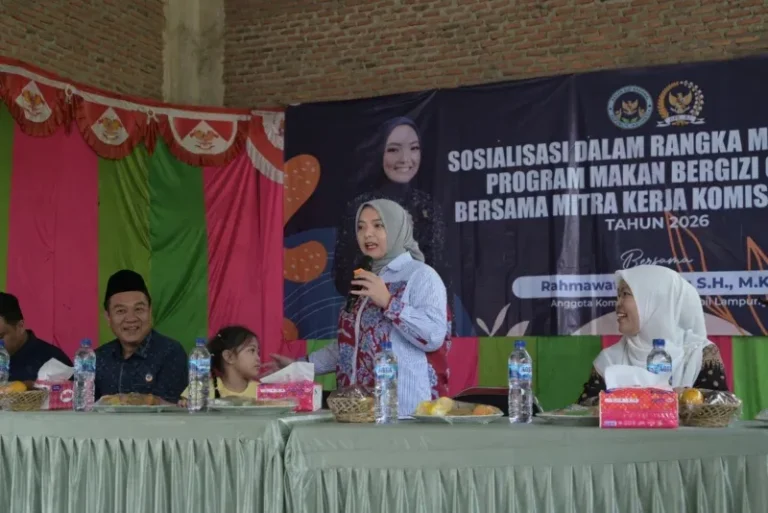Sosialisasi Program MBG di Lampung Selatan, Rahmawati Herdian Ajak Masyarakat Dukung Pemenuhan Gizi Anak