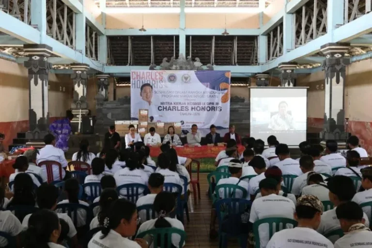 Sosialisasi Program Makan Bergizi Gratis di Desa Kebon Padangan, Tabanan