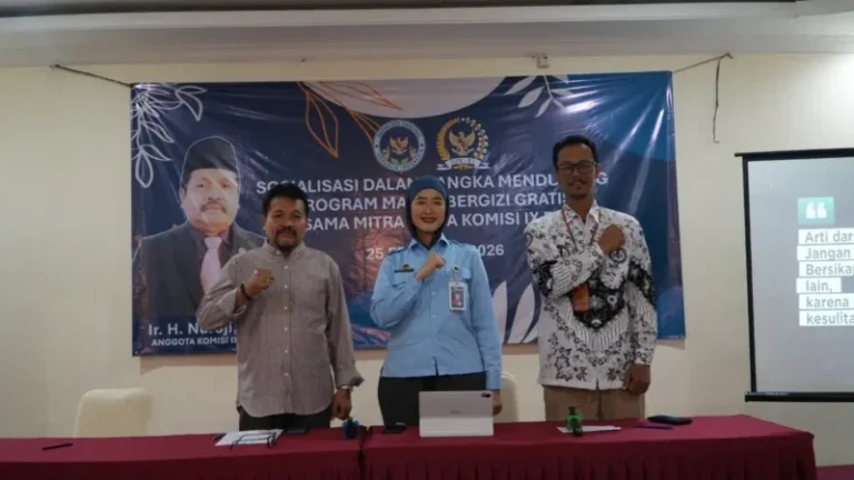 Sosialisasi Program MBG di Depok, Nuroji: Wujud Nyata Negara Hadir untuk Rakyat