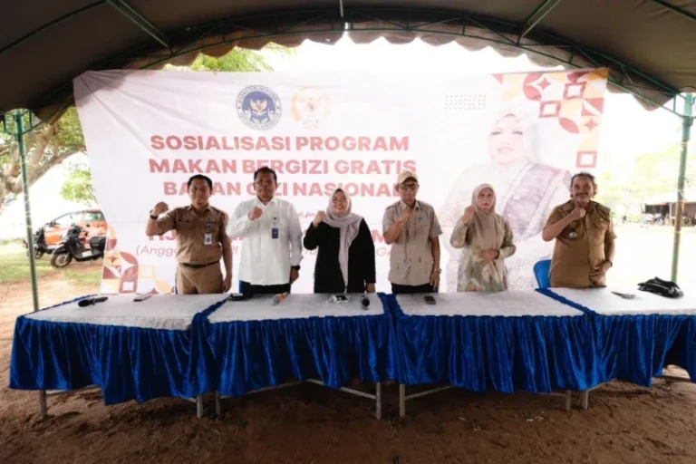Giliran Warga Kecamatan Takisung Tanah Laut yang Mendapat Sosialisasi Program MBG