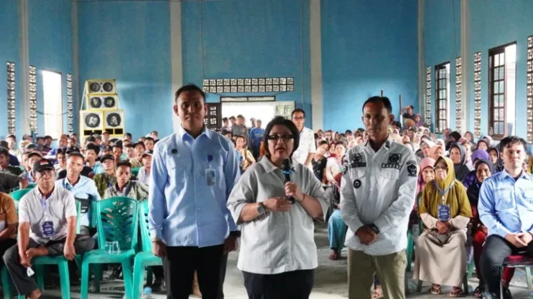 Sosialisasi Program Makan Bergizi Gratis Hadir di Desa Air Enau Kabupaten Muara Enim