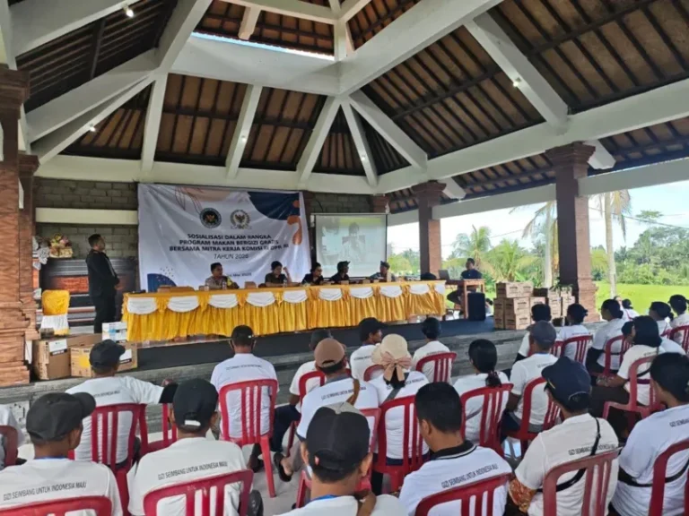 Sosialisasi Program MBG di Desa Geluntung Tabanan, Pemerintah Tekankan Pentingnya Edukasi Gizi Sejak Dini